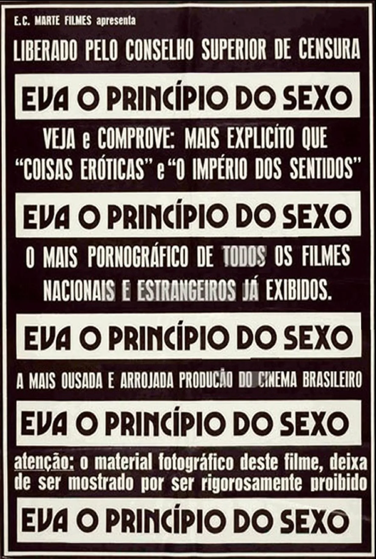 فيلم Eva O Princípio do Sexo 1981 اون لاين للكبار فقط 1981