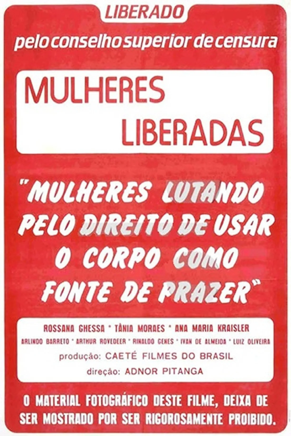 فيلم Mulheres Liberadas 1982 اون لاين للكبار فقط 1982