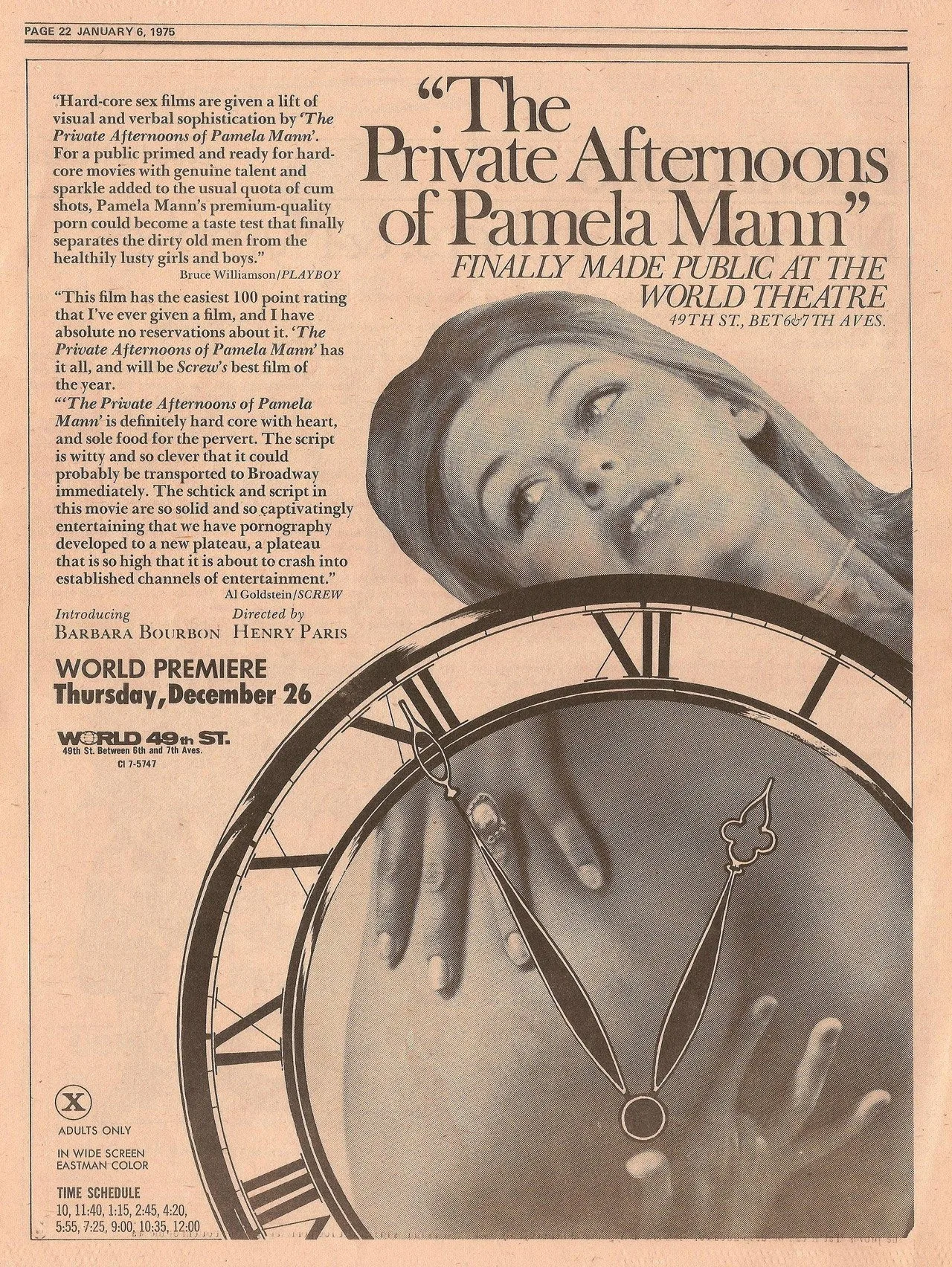 فيلم The Private Afternoons 1974 اون لاين للكبار فقط 18 1974